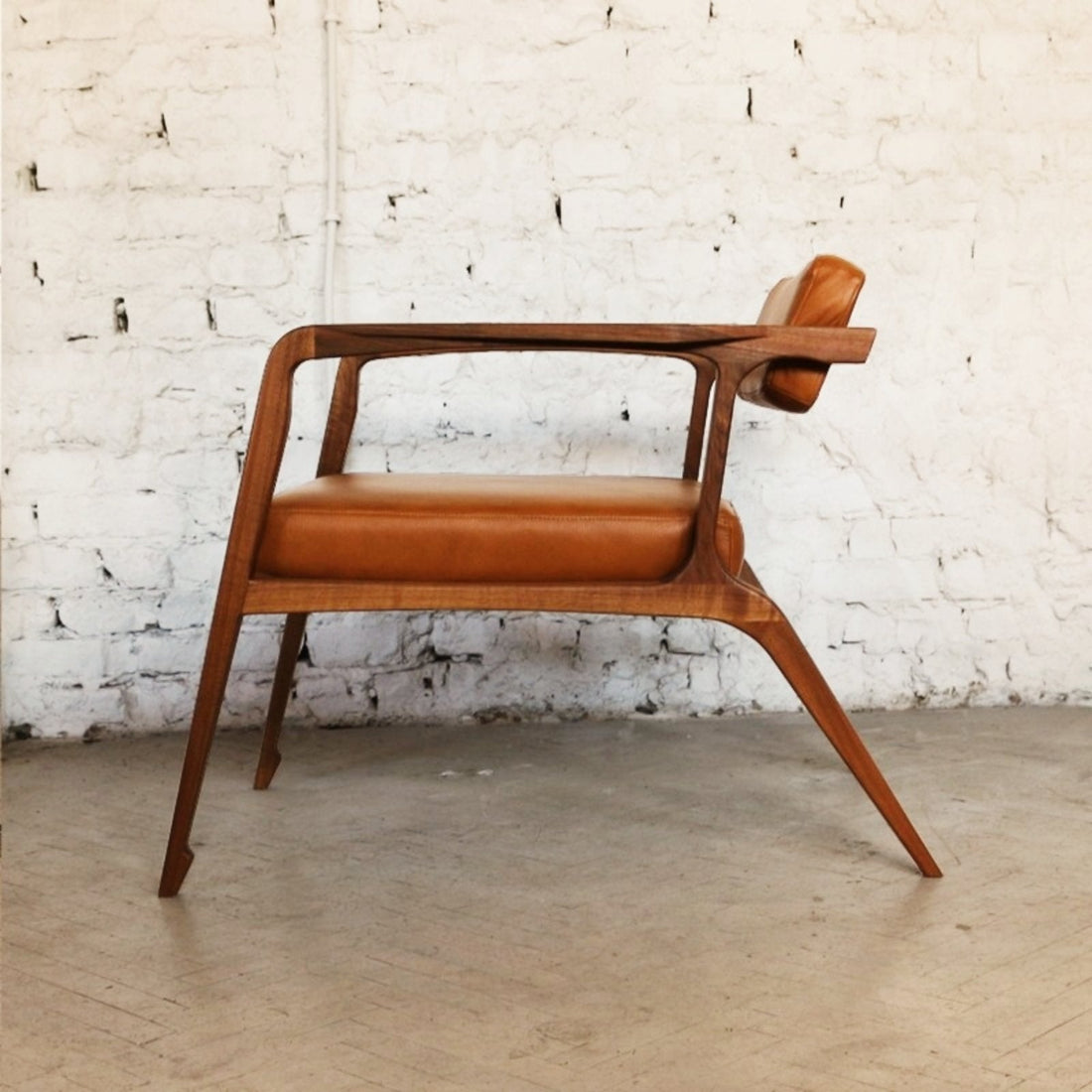 Leather armchair