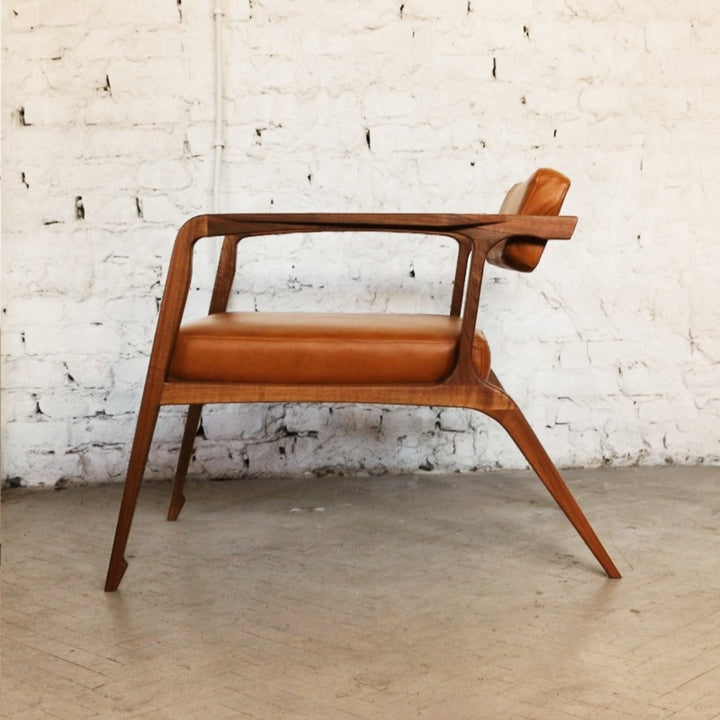 Leather armchair