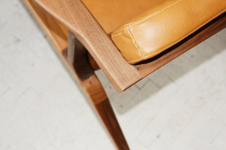 Leather armchair