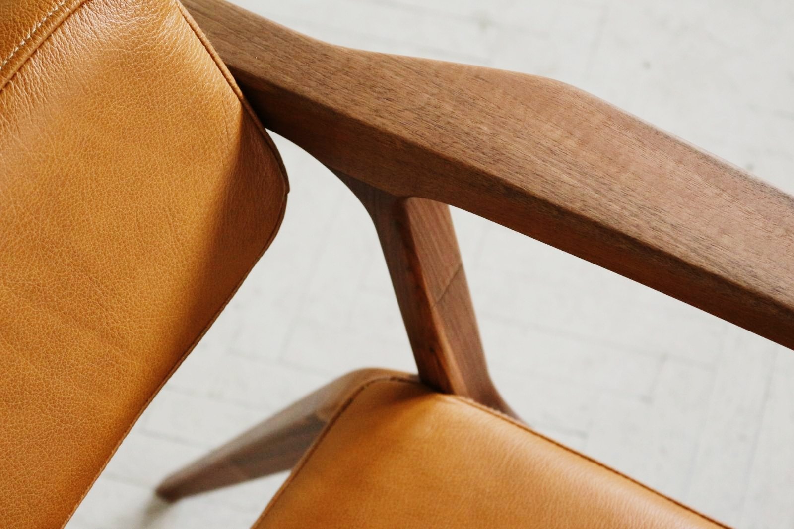 Leather armchair
