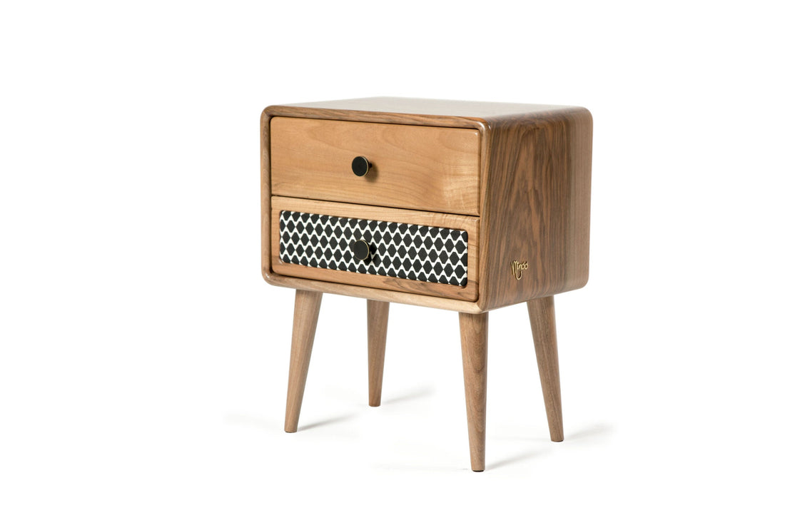 Wood Nightstand